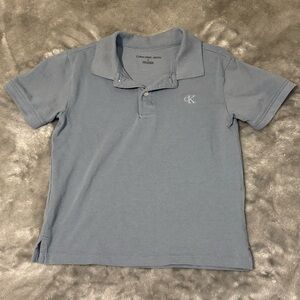 Calvin Klein Kids Light Blue Polo Shirt
